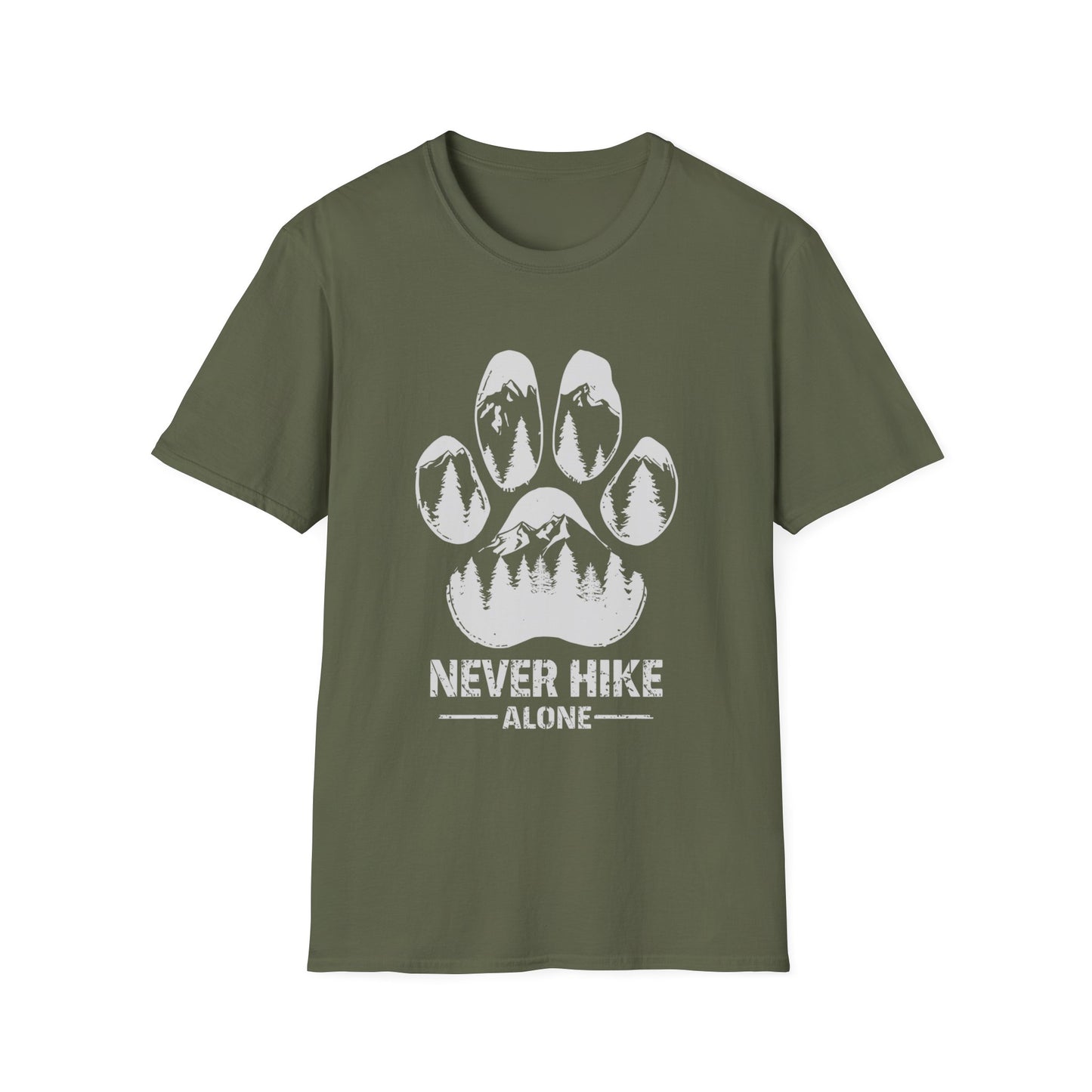 Never Hike Alone PawPrint