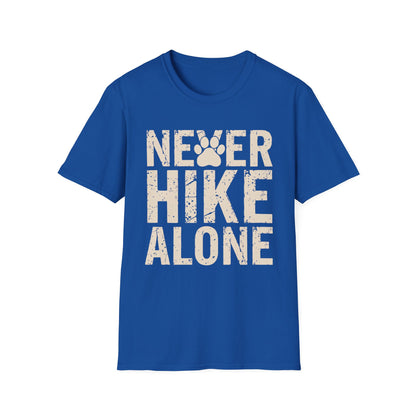 Never Hike Alone text