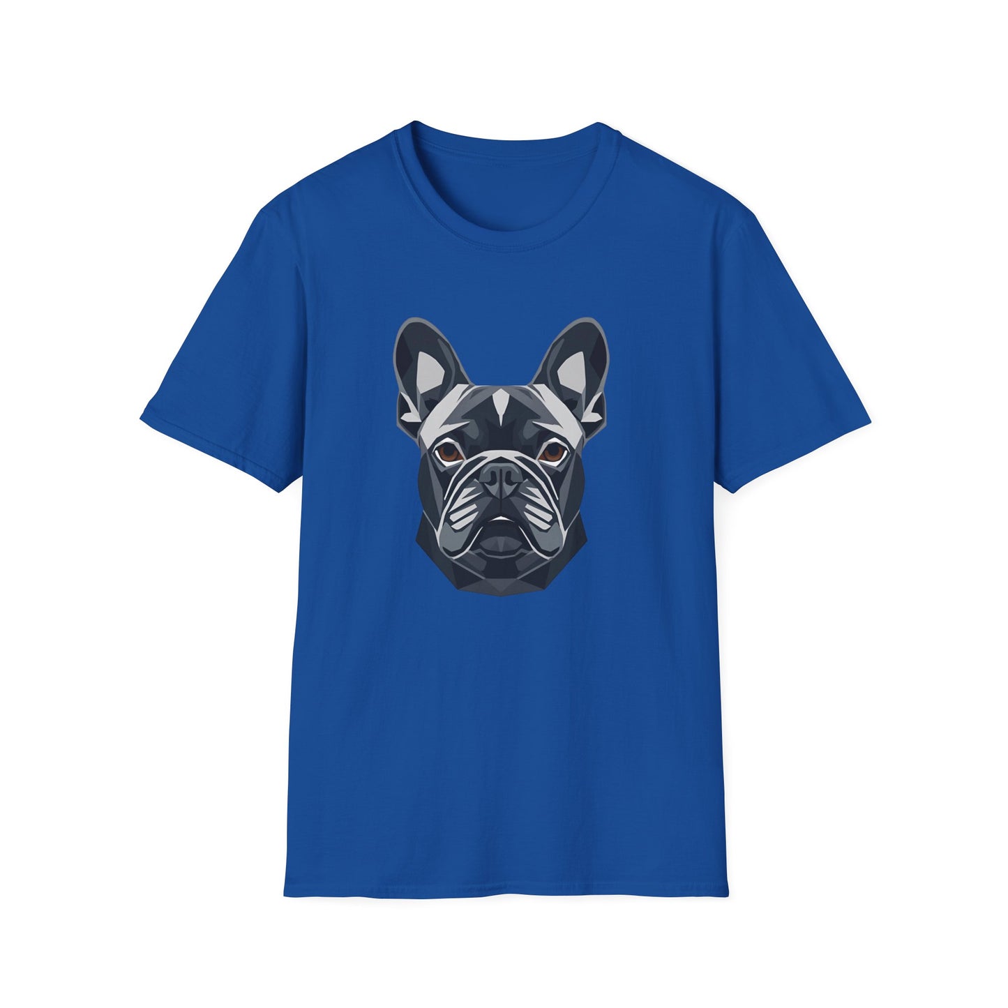 Geometric Frenchie Head