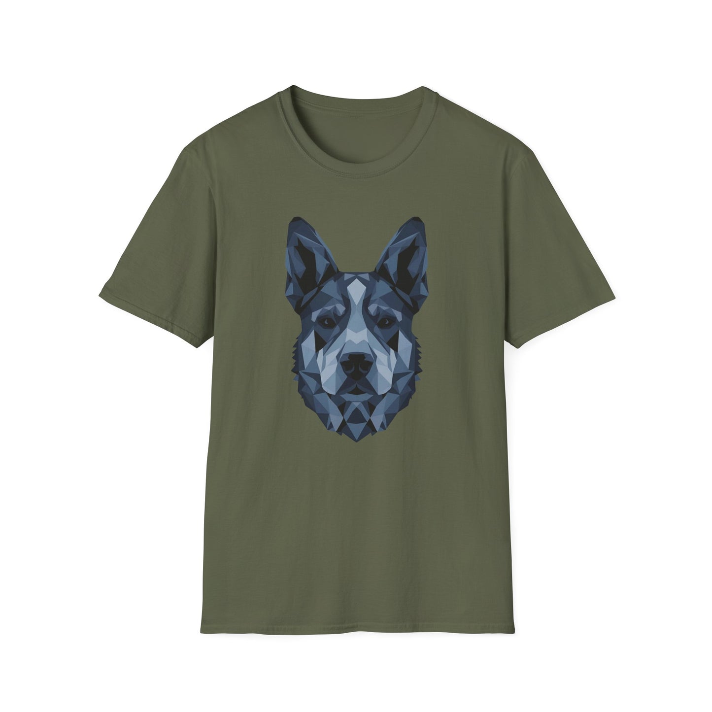 Low-Poly Dog Head