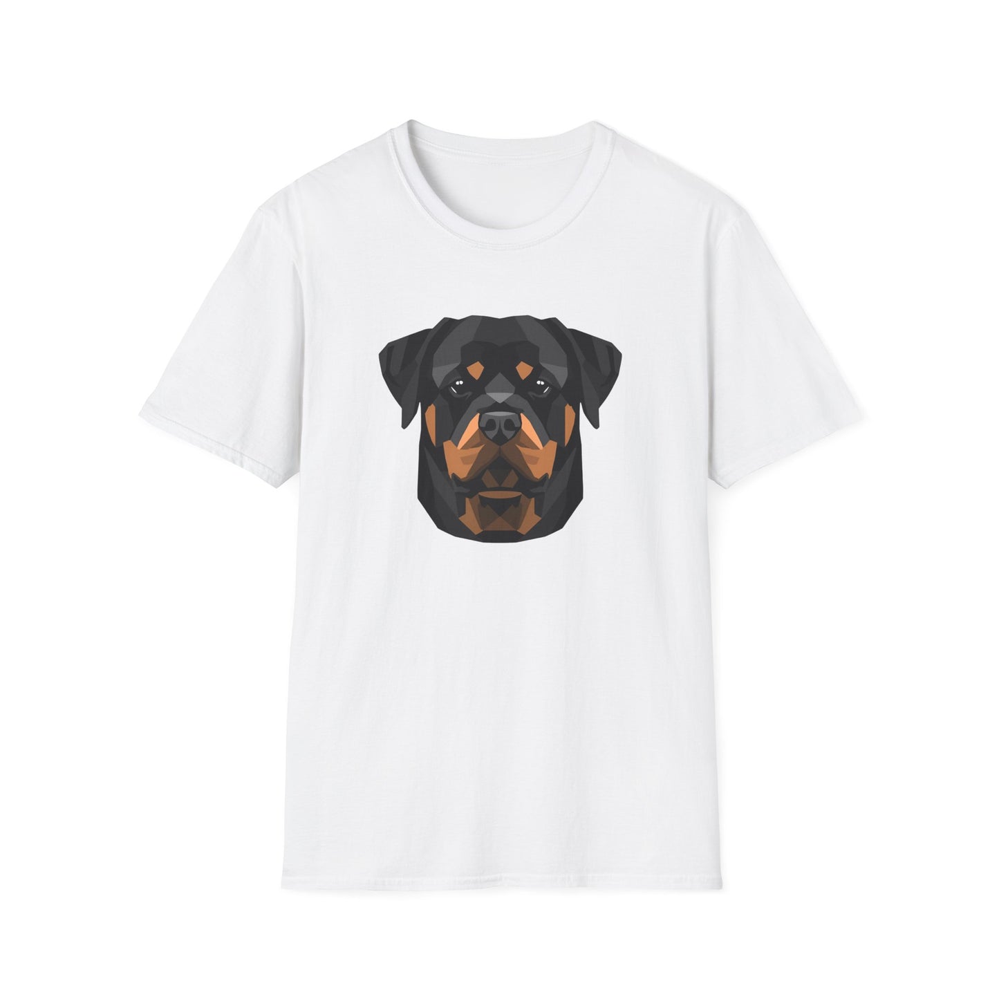 Geometric Rottweiler Head