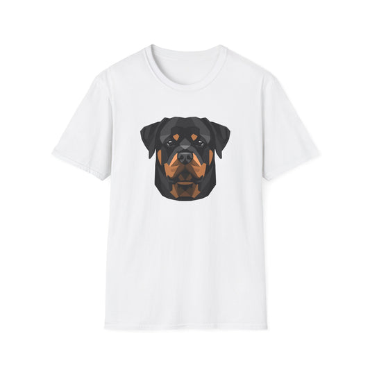 Geometric Rottweiler Head