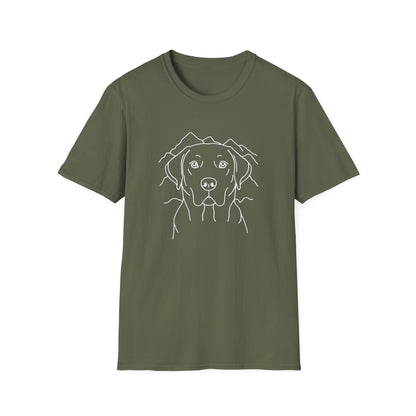 Dog Portrait Line Art Labrador