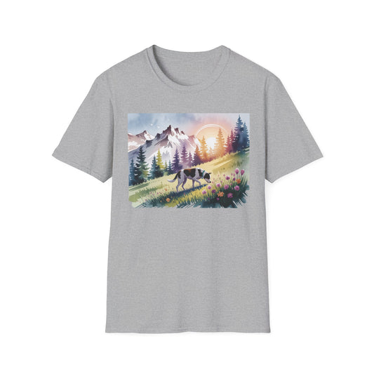 Dog View Watercolor T-Shirt