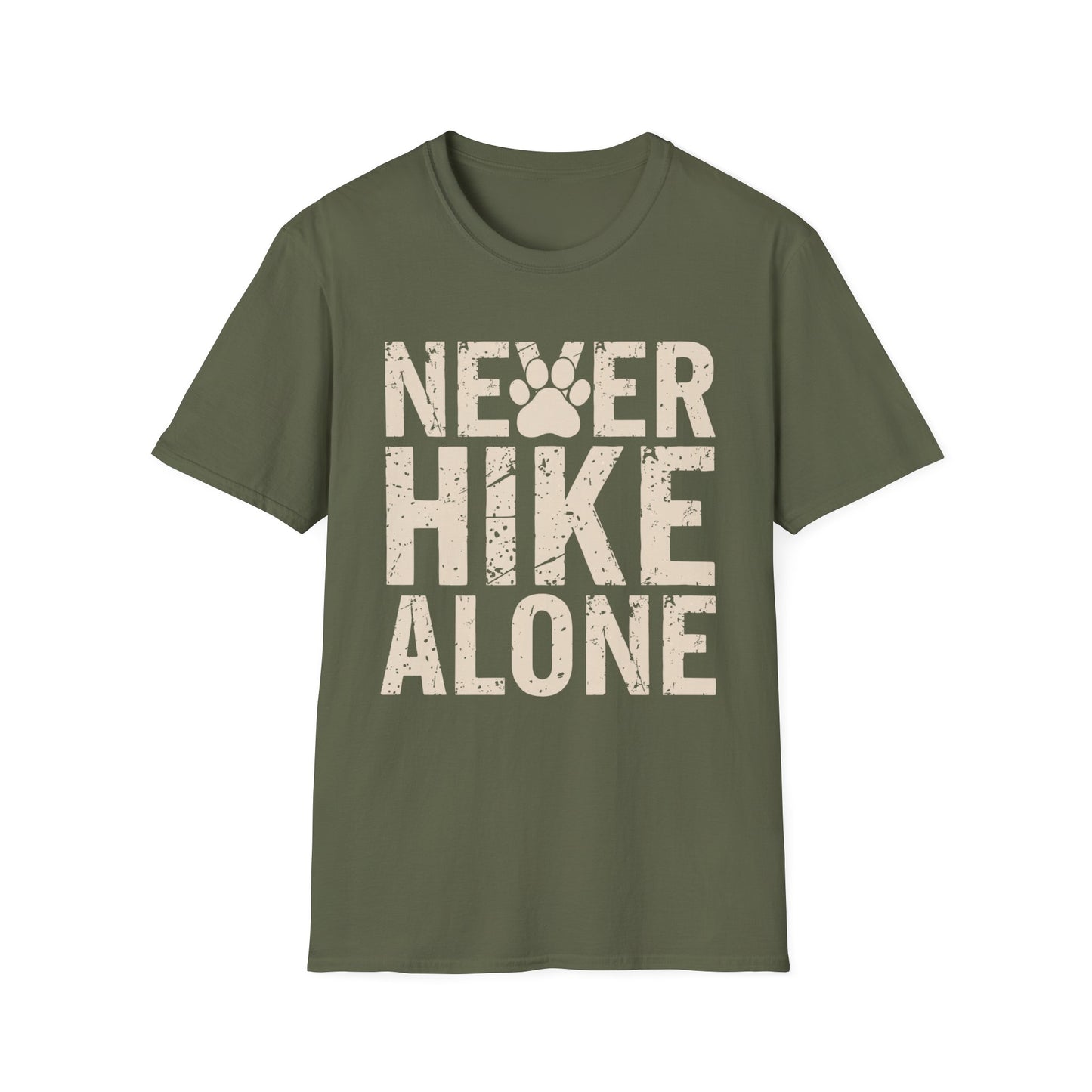Never Hike Alone text