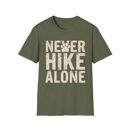 Never Hike Alone text