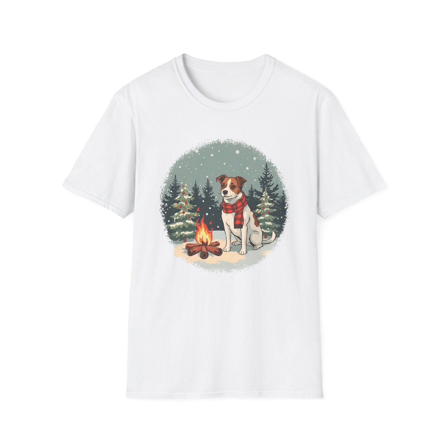 Jack Russell – Christmas Campfire II T-Shirt