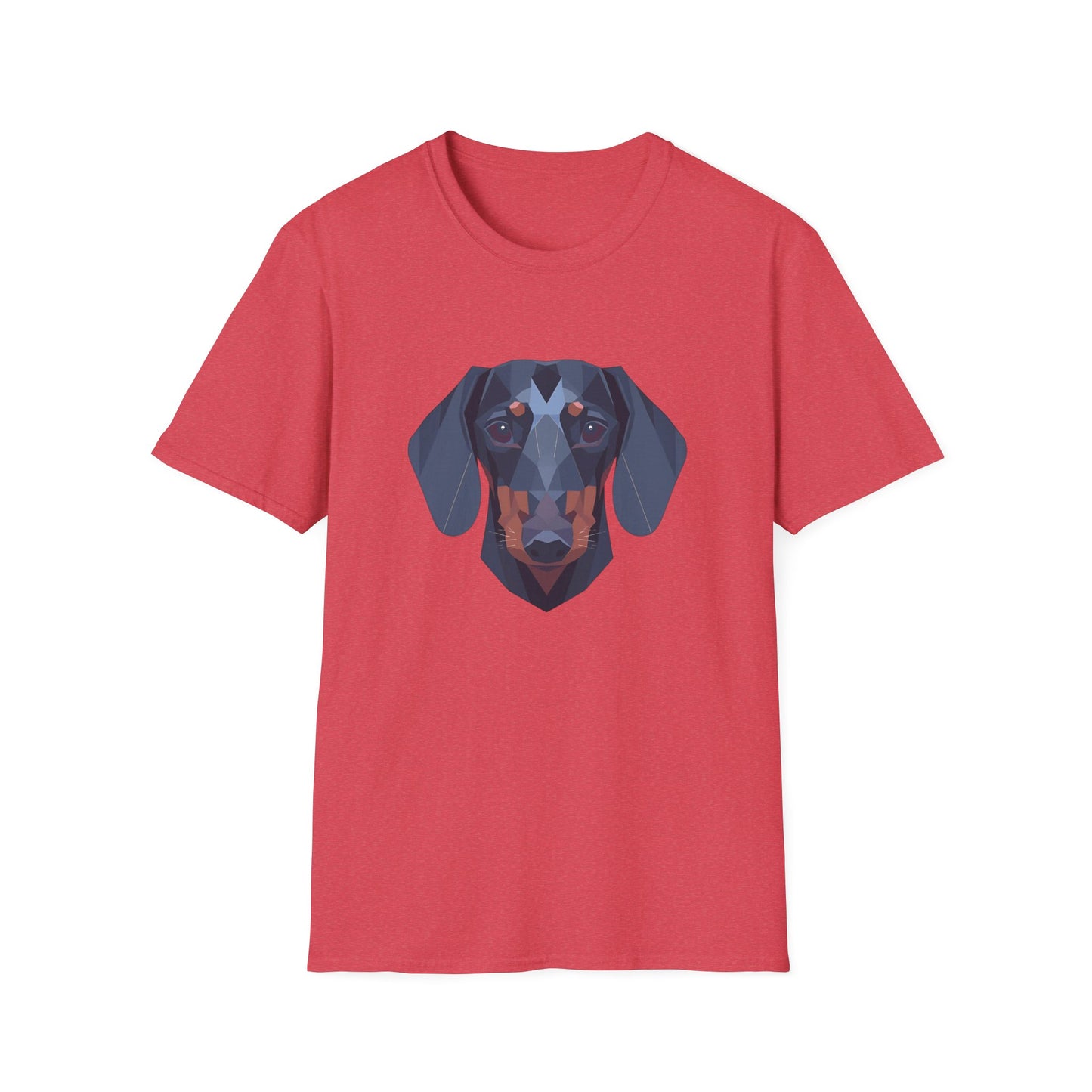 Geometric Dachshund Head