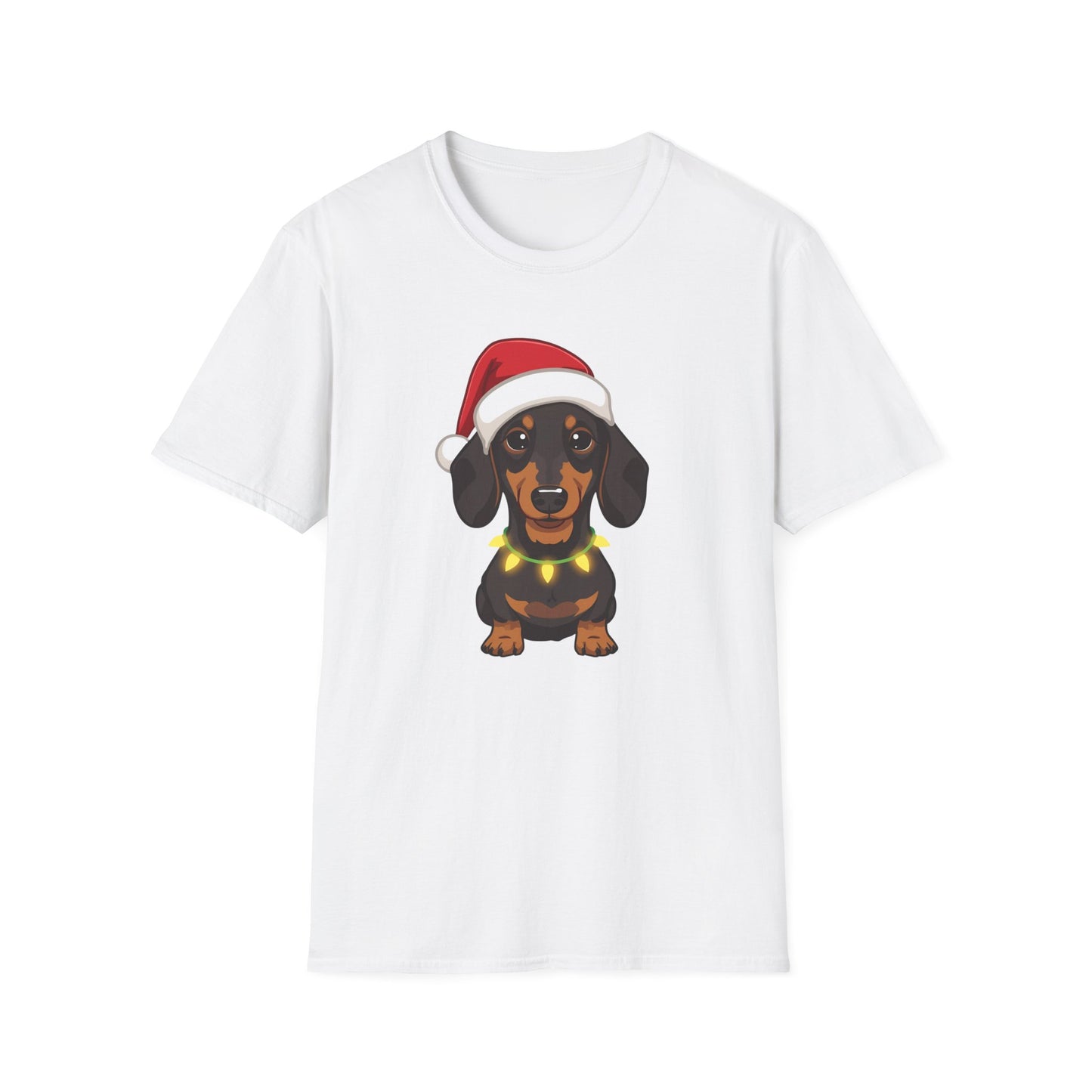 Dachshund – Santa Led - Portrait T-shirt