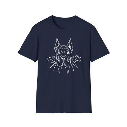 Dog Portrait Line Art Great Dane