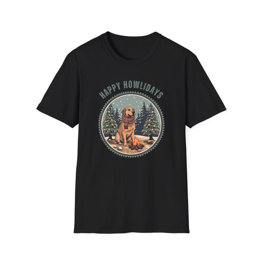 Golden Retriever – Campfire Christmas II T-shirt