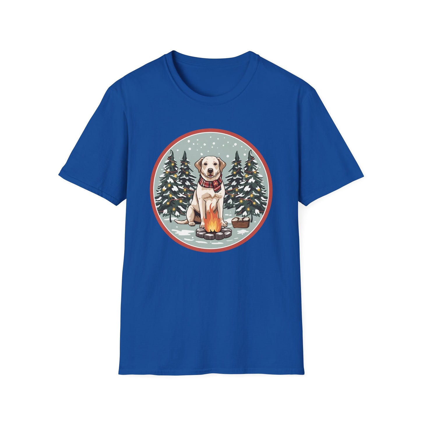Labrador Retriever – Campfire Christmas T-shirt
