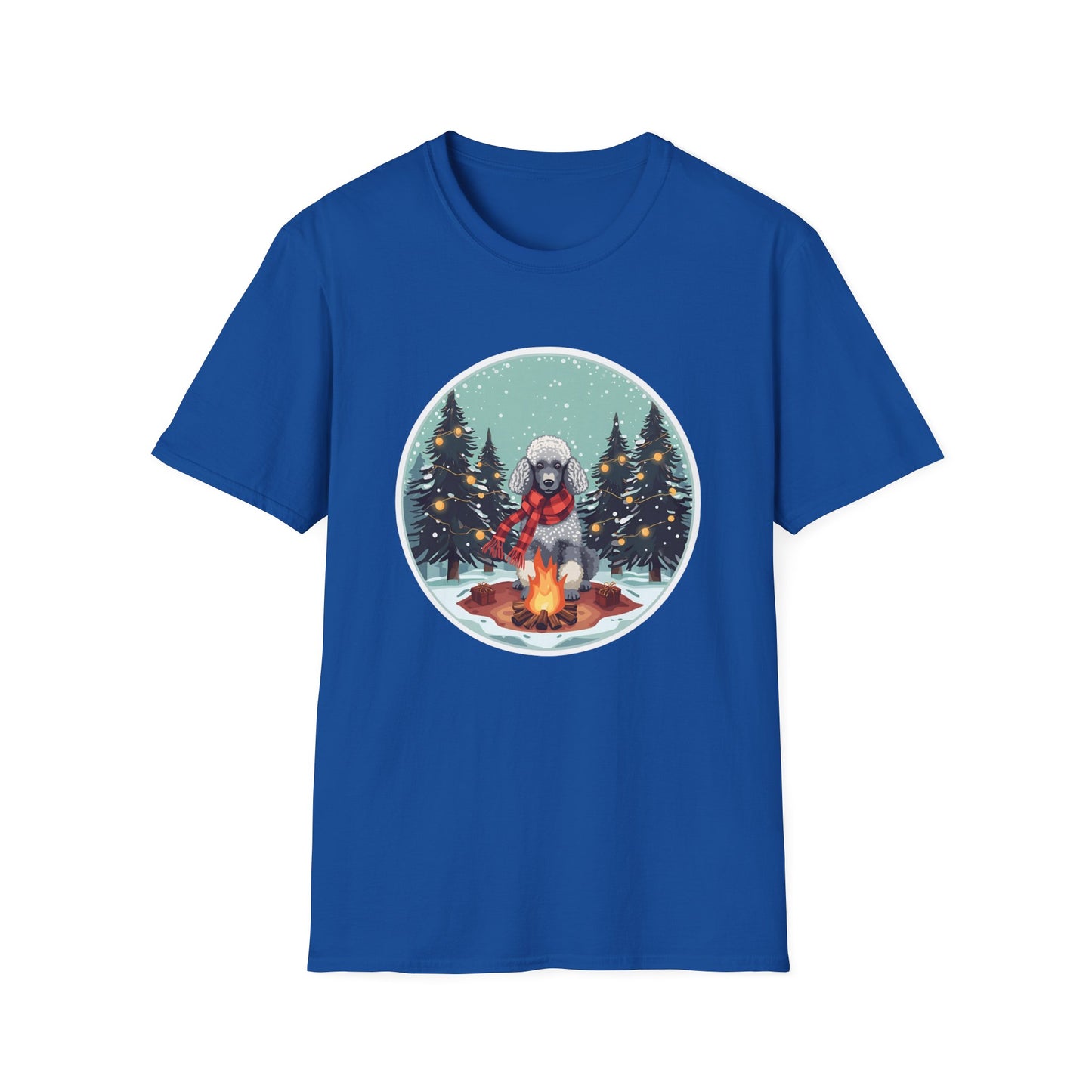 Poodle – Campfire Christmas T-shirt