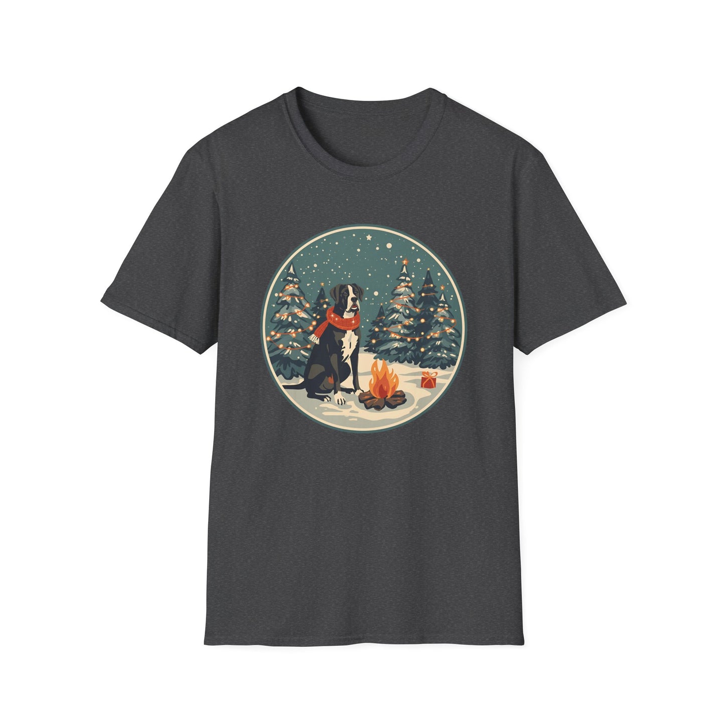 Great Dane – Campfire Christmas T-shirt