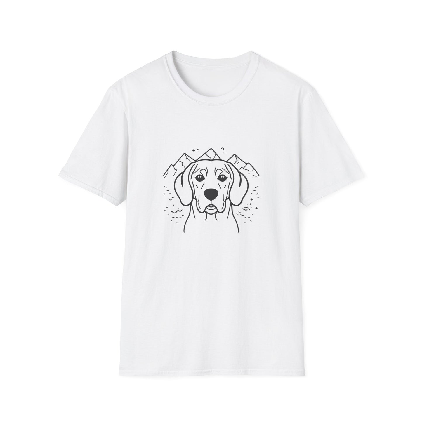 Dog Portrait Line Art Beagle