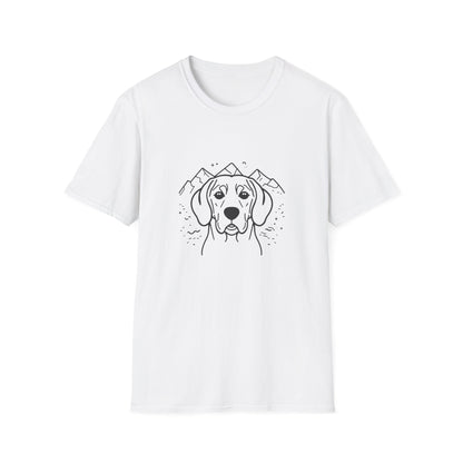 Dog Portrait Line Art Beagle