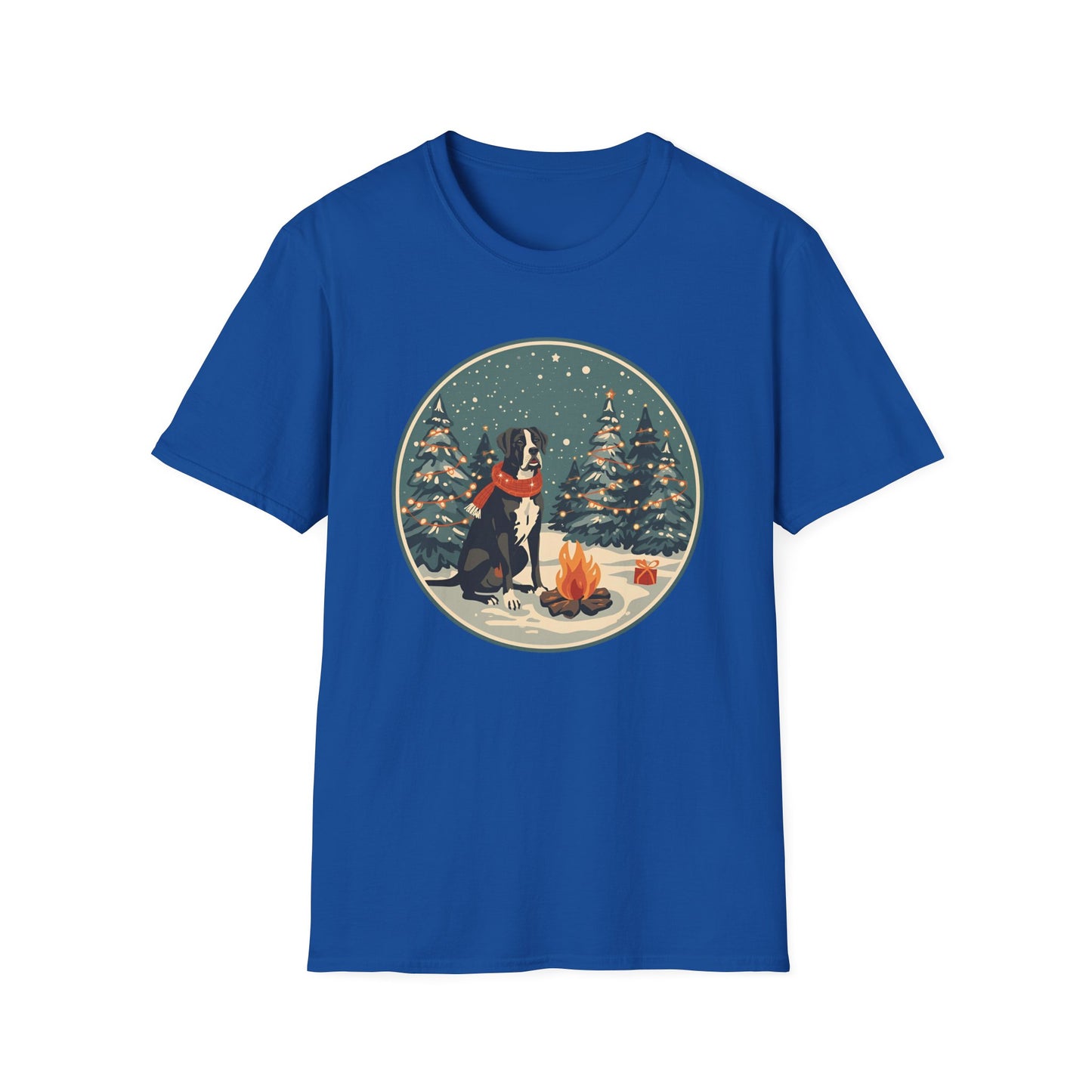 Great Dane – Campfire Christmas T-shirt