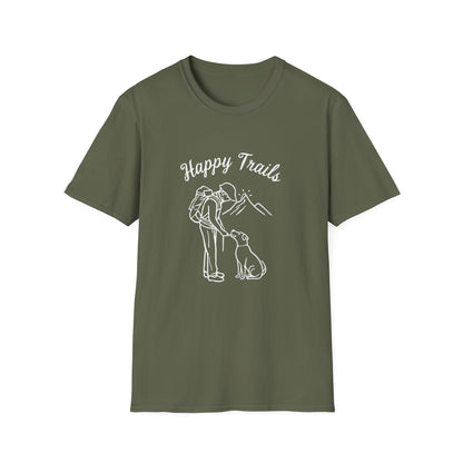 Happy Trails line art