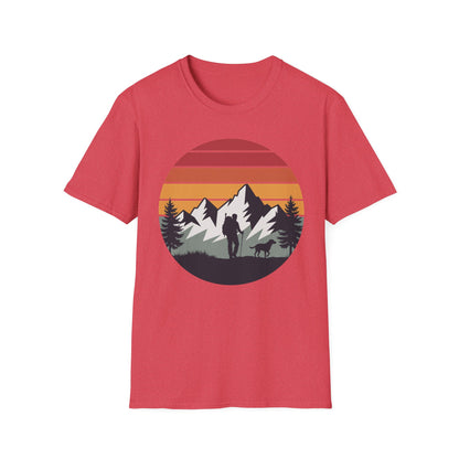 Hiker and Dog Walking