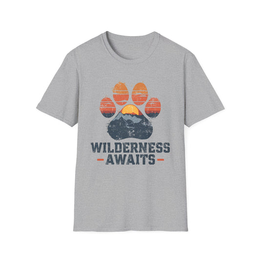 Wilderness Awaits Paw T-Shirt