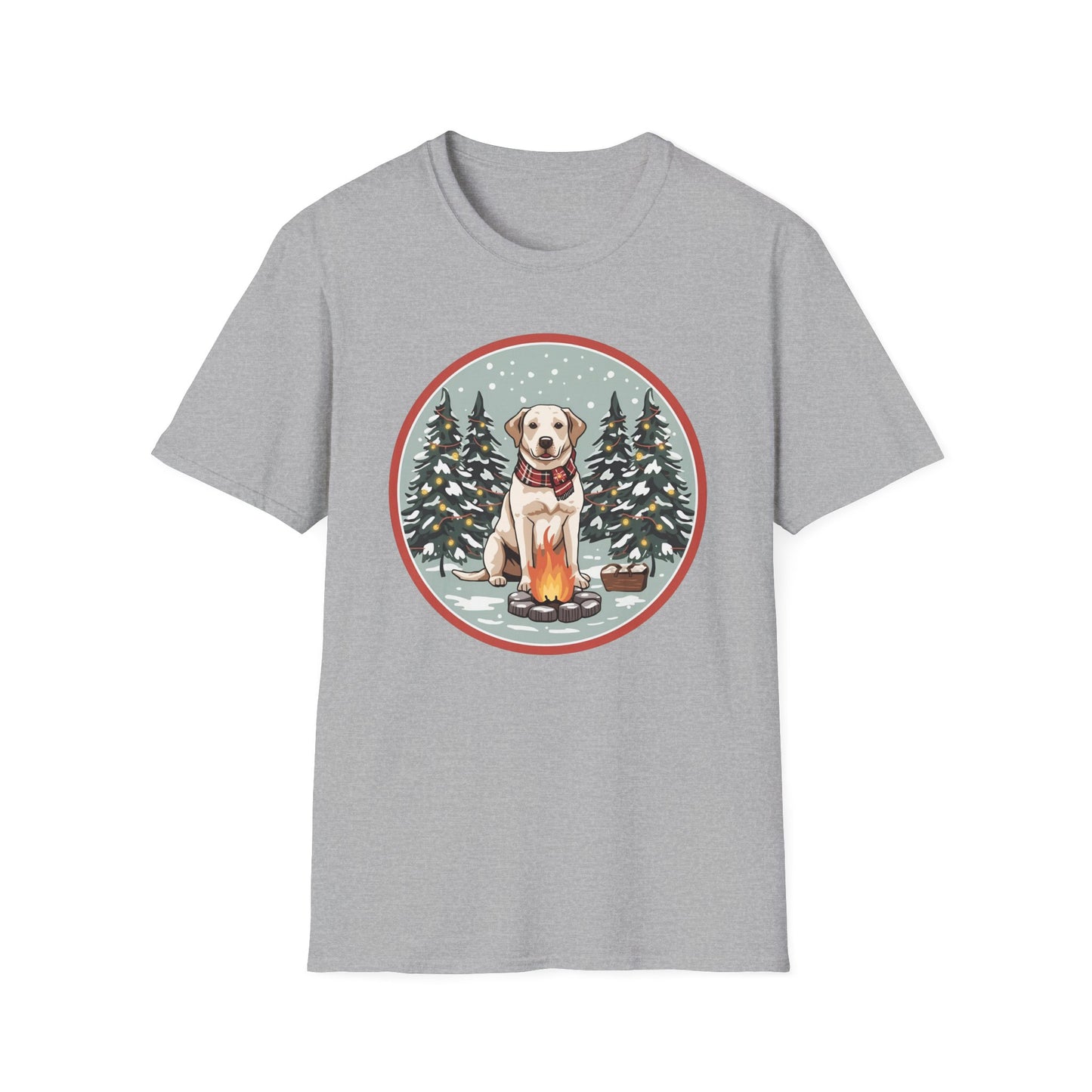 Labrador Retriever – Campfire Christmas T-shirt