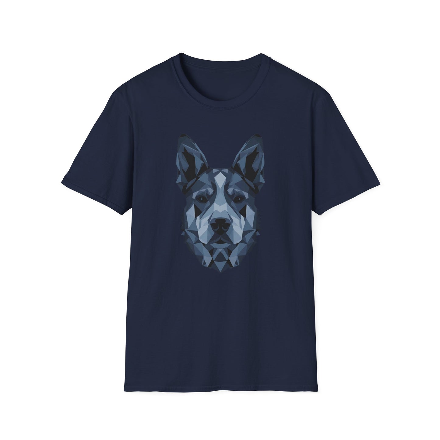 Low-Poly Dog Head