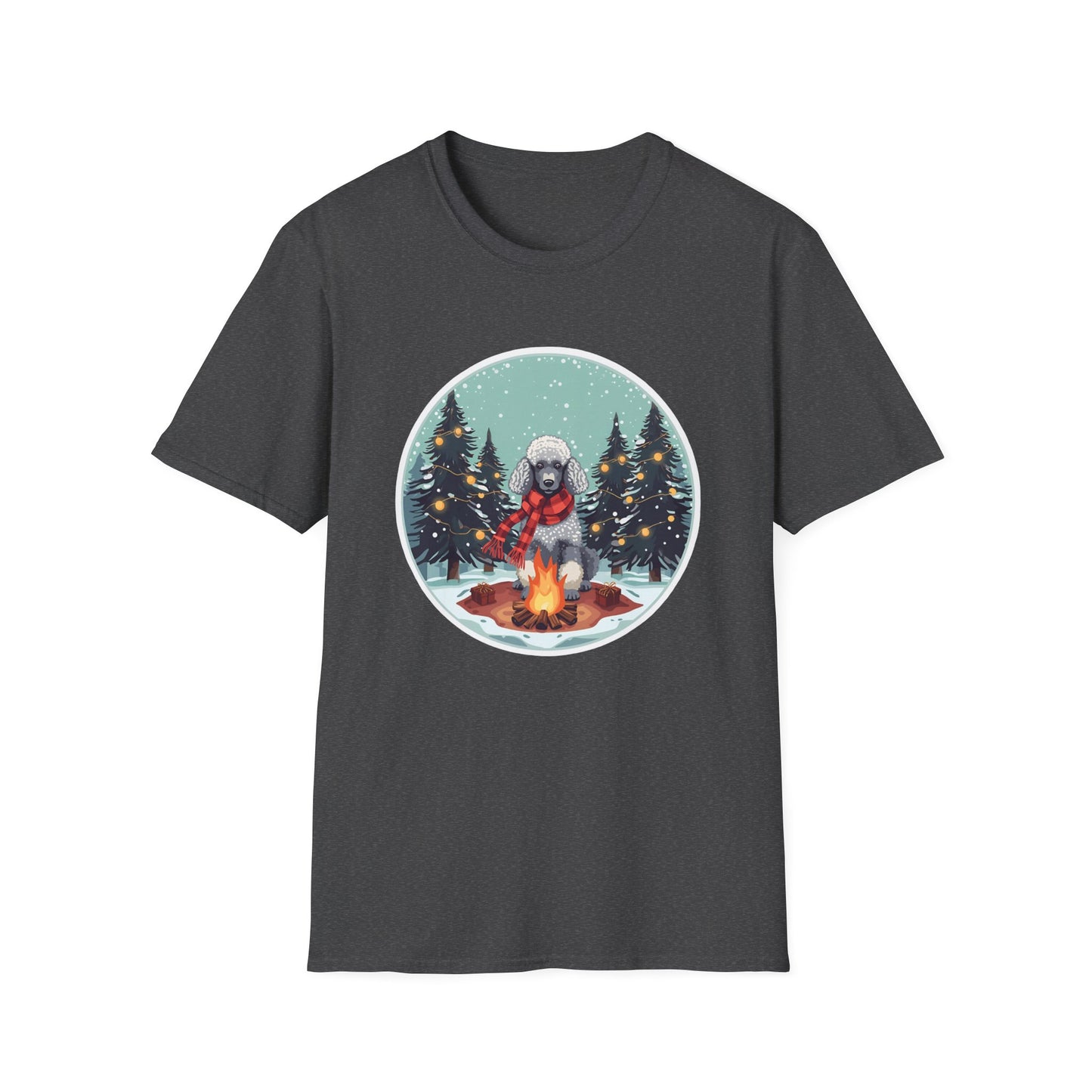 Poodle – Campfire Christmas T-shirt
