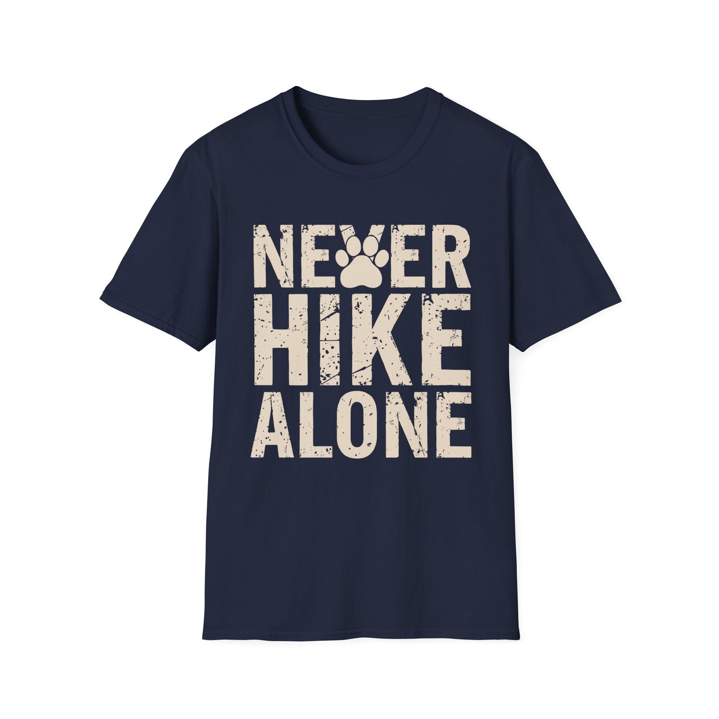 Never Hike Alone text