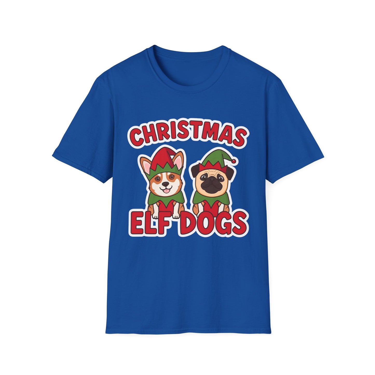 Christmas Elf Dogs T-shirt