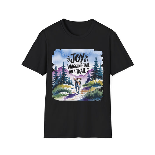 Joy is a Wagging Tail Watercolor