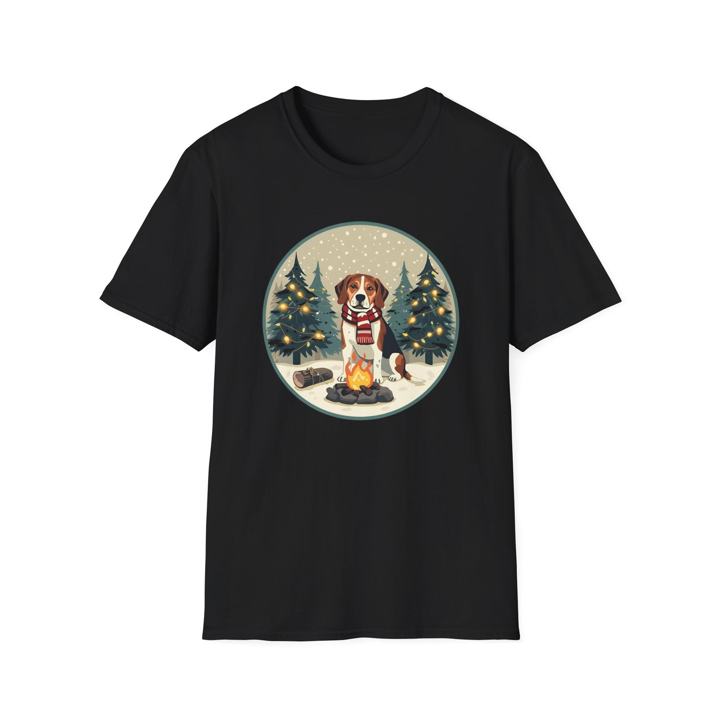 Beagle – Campfire Christmas T-shirt