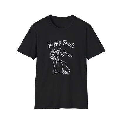 Happy Trails line art