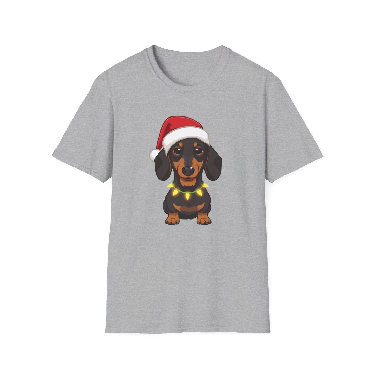 Dachshund – Santa Led - Portrait T-shirt