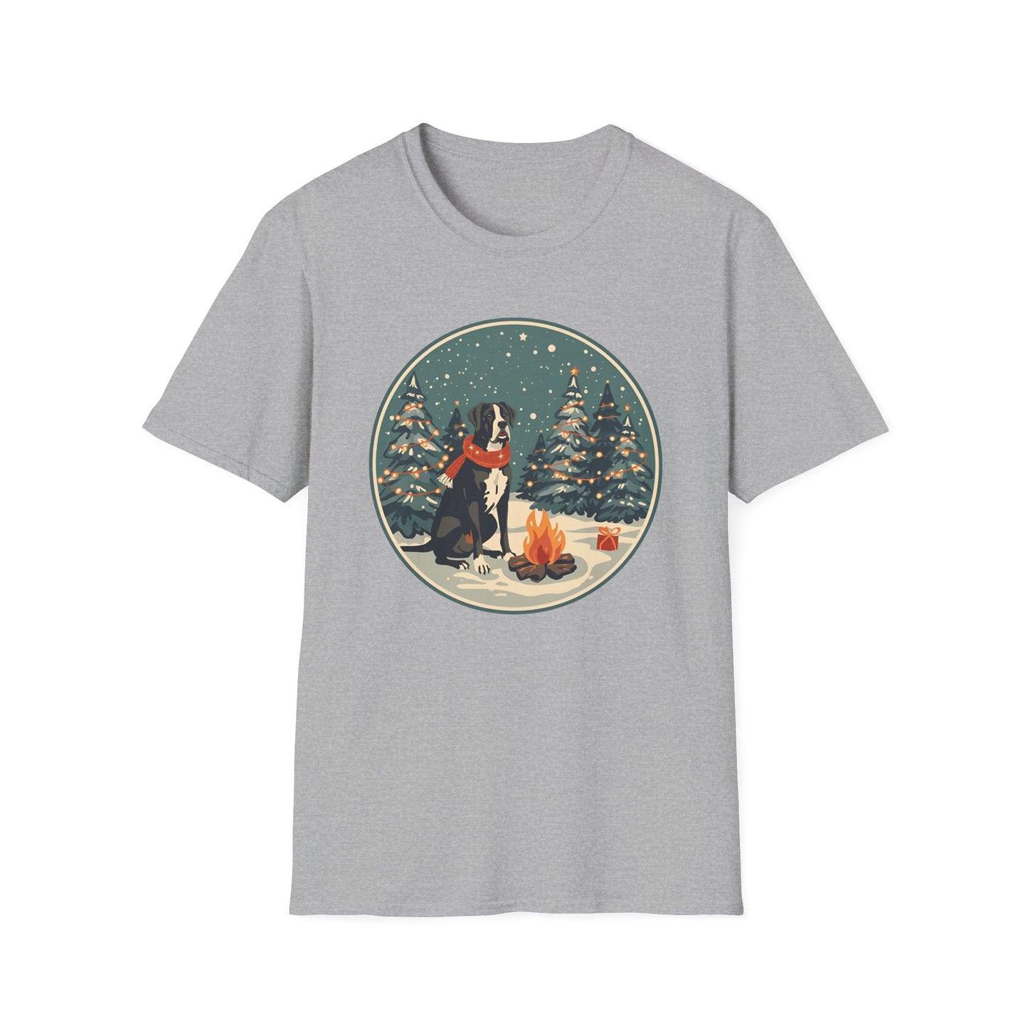 Great Dane – Campfire Christmas T-shirt