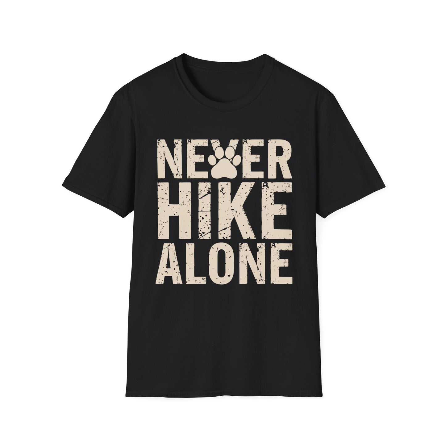 Never Hike Alone text