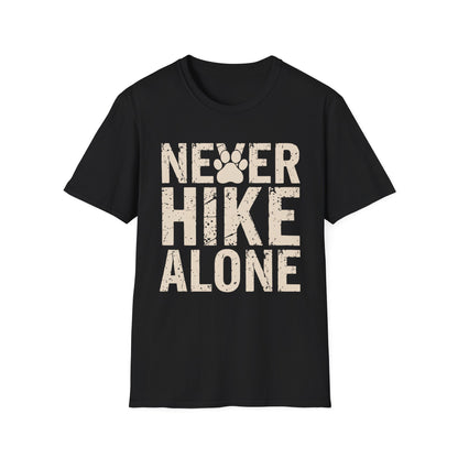 Never Hike Alone text