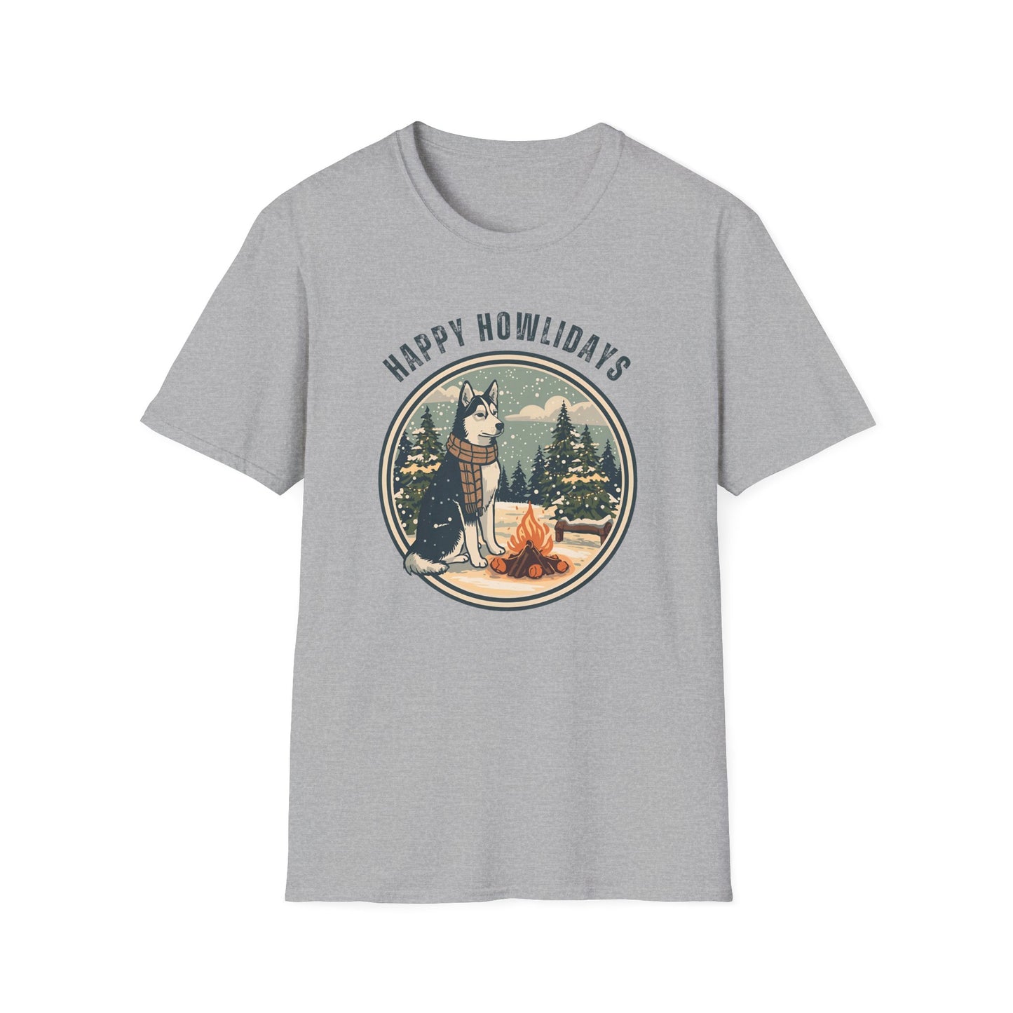 Husky – Campfire Christmas II T-shirt