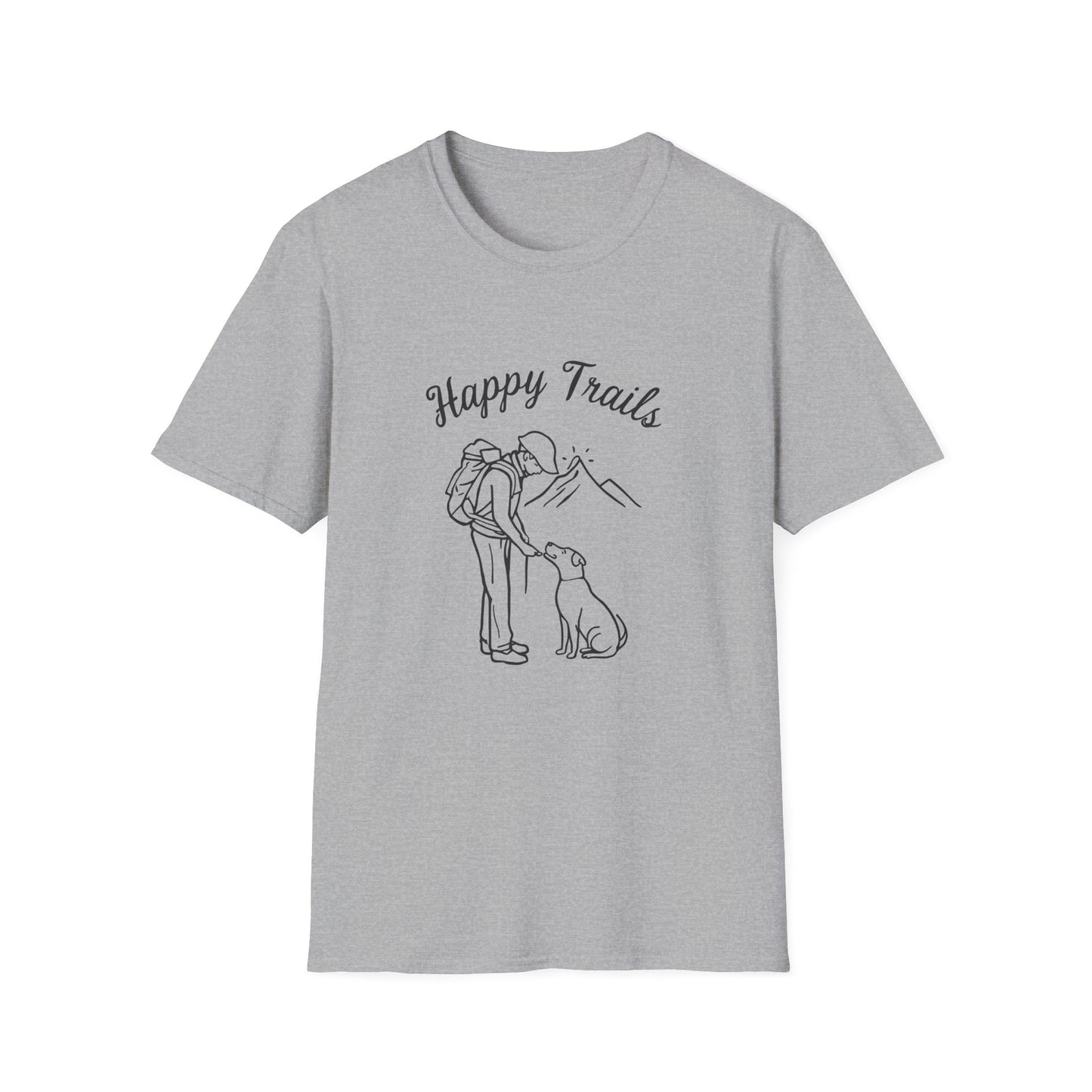 Happy Trails line art