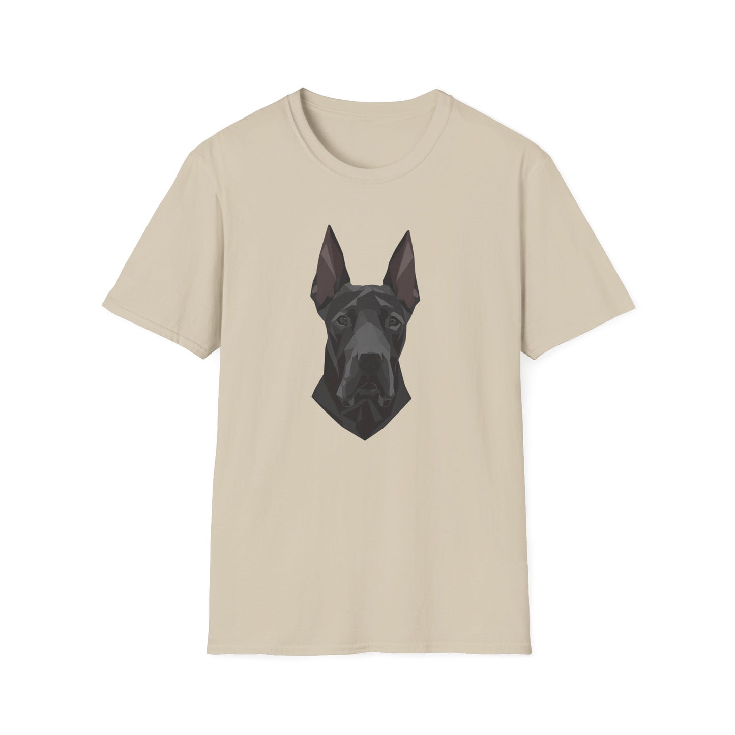 Geometric Great Dane Head