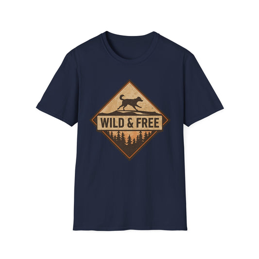 Wild & Free badge T-Shirt