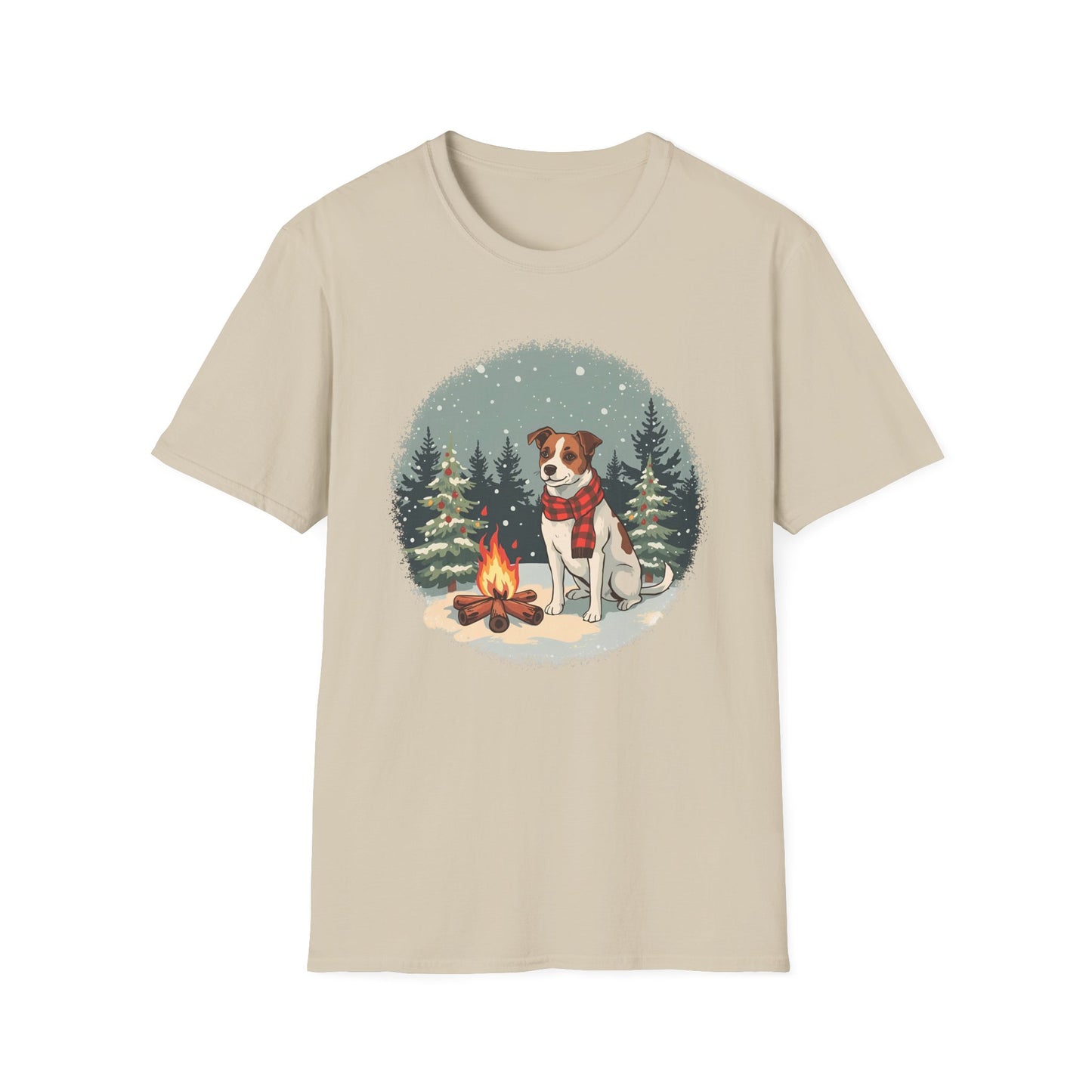 Jack Russell – Christmas Campfire II T-Shirt