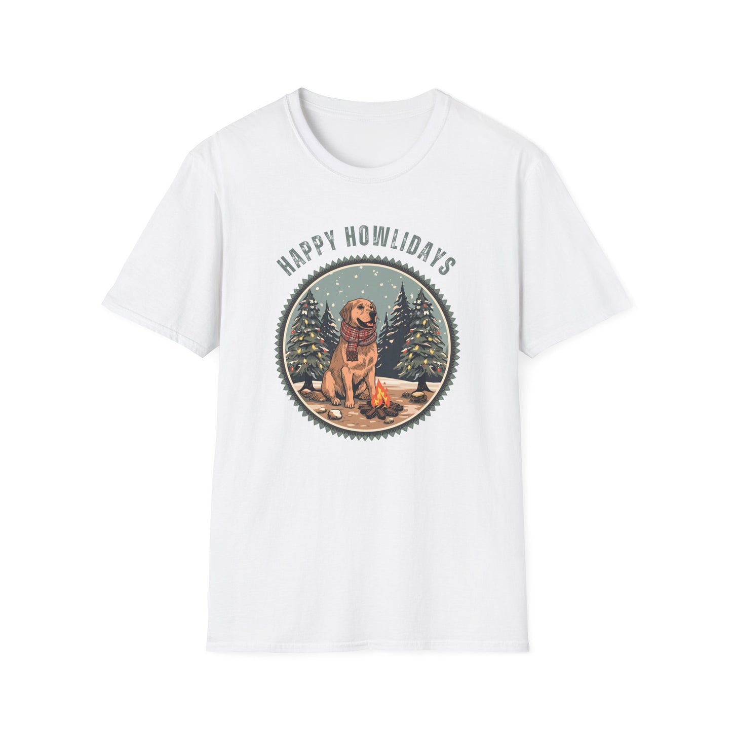 Golden Retriever – Campfire Christmas II T-shirt