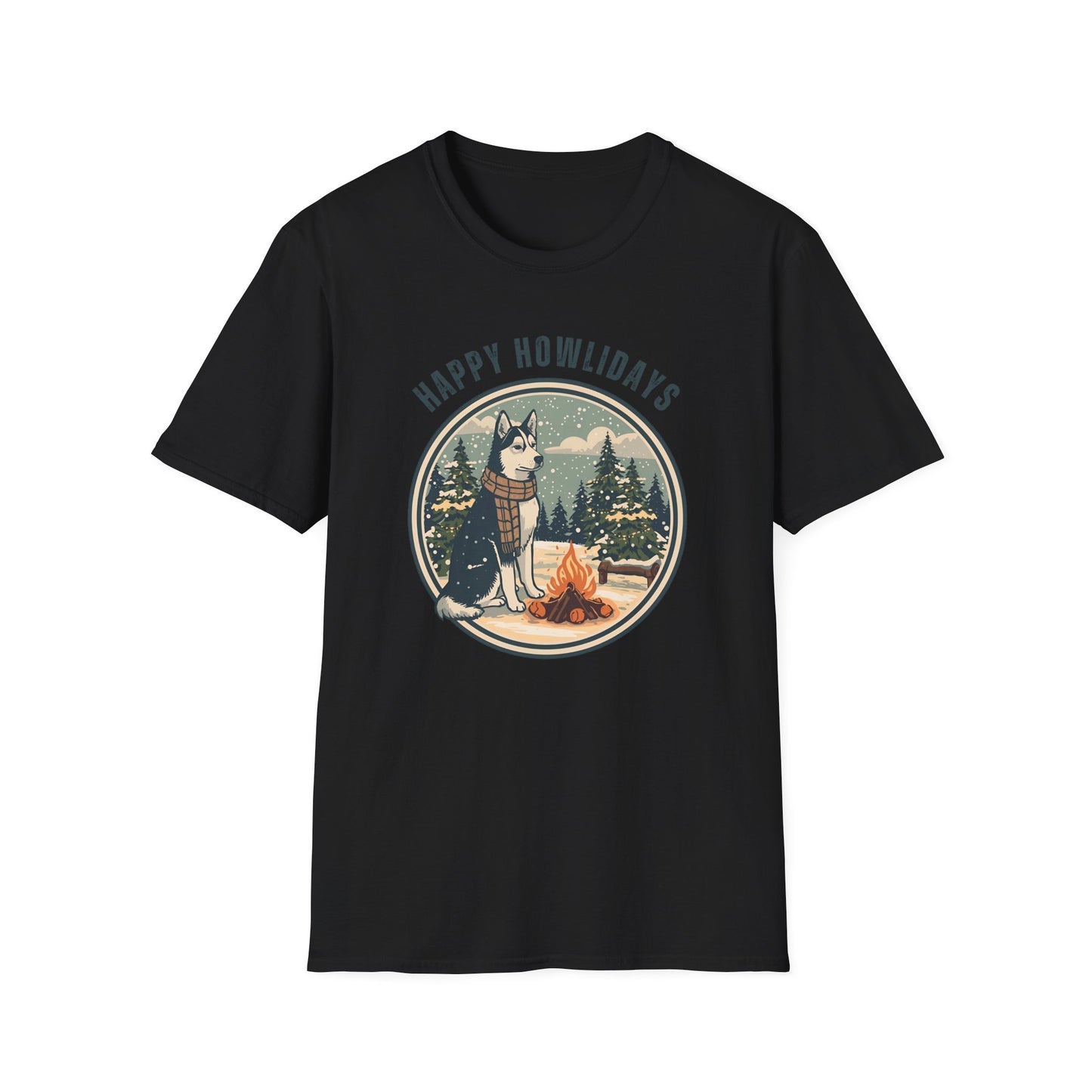 Husky – Campfire Christmas II T-shirt