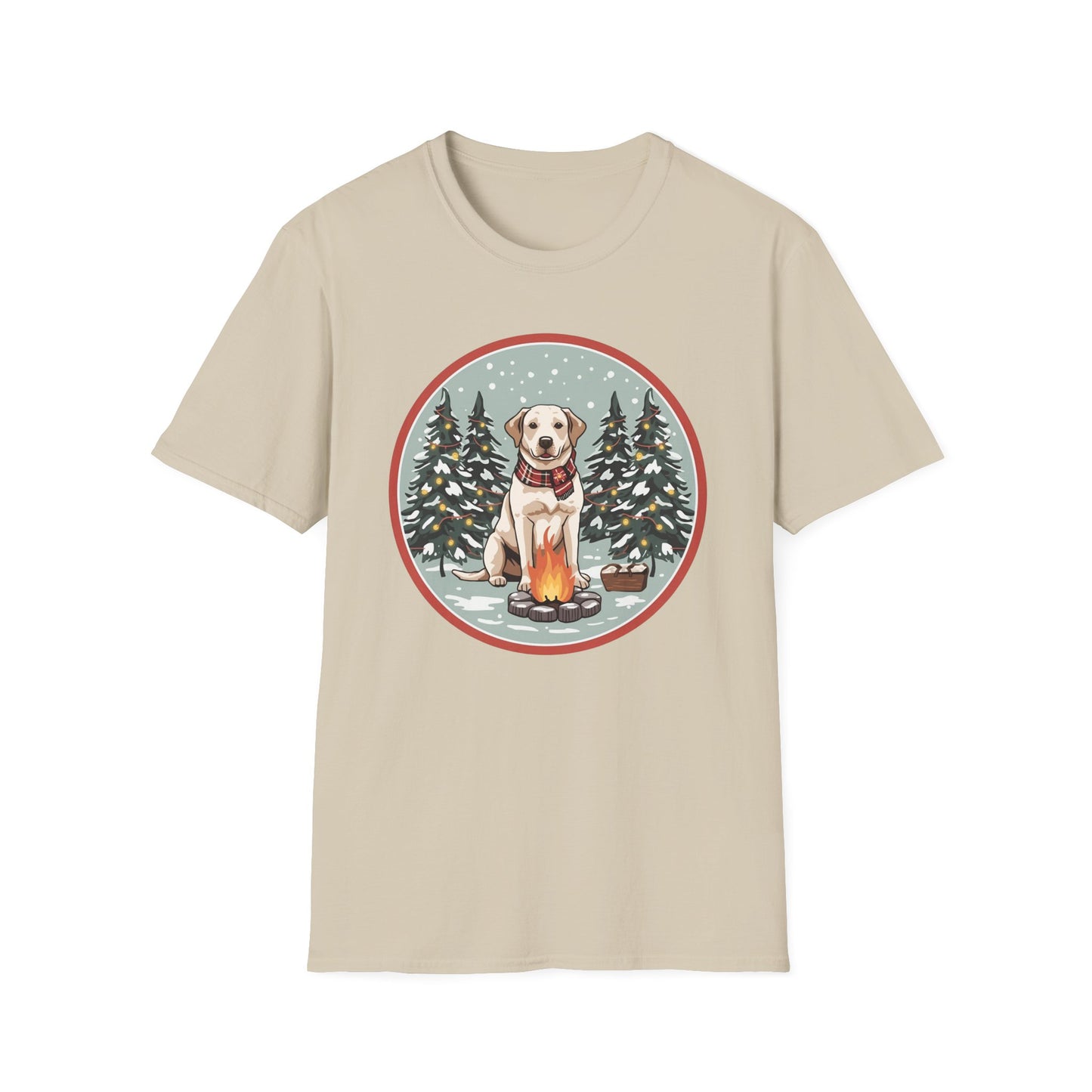 Labrador Retriever – Campfire Christmas T-shirt