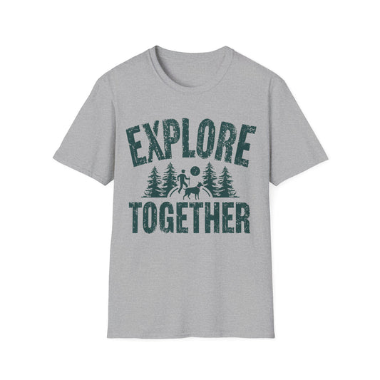 Explore Together Green Text T-Shirt
