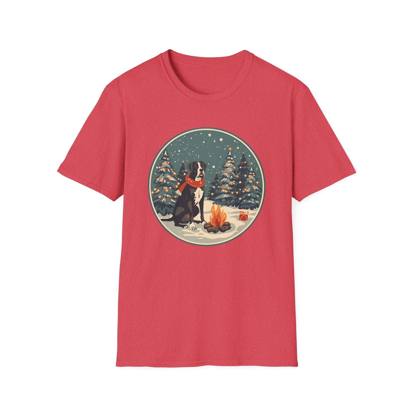 Great Dane – Campfire Christmas T-shirt