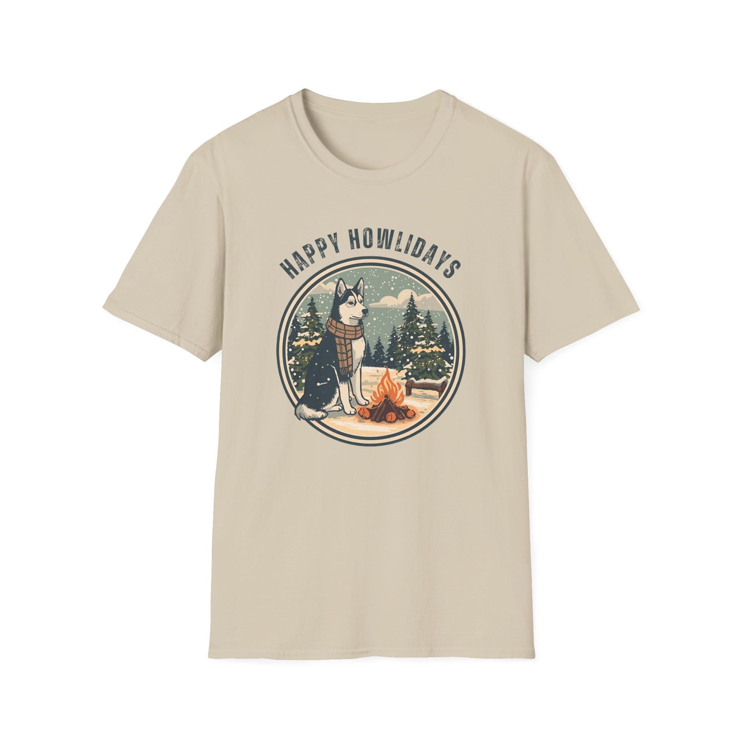 Husky – Campfire Christmas II T-shirt