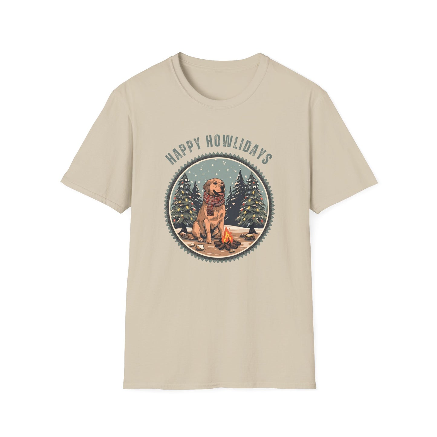 Golden Retriever – Campfire Christmas II T-shirt
