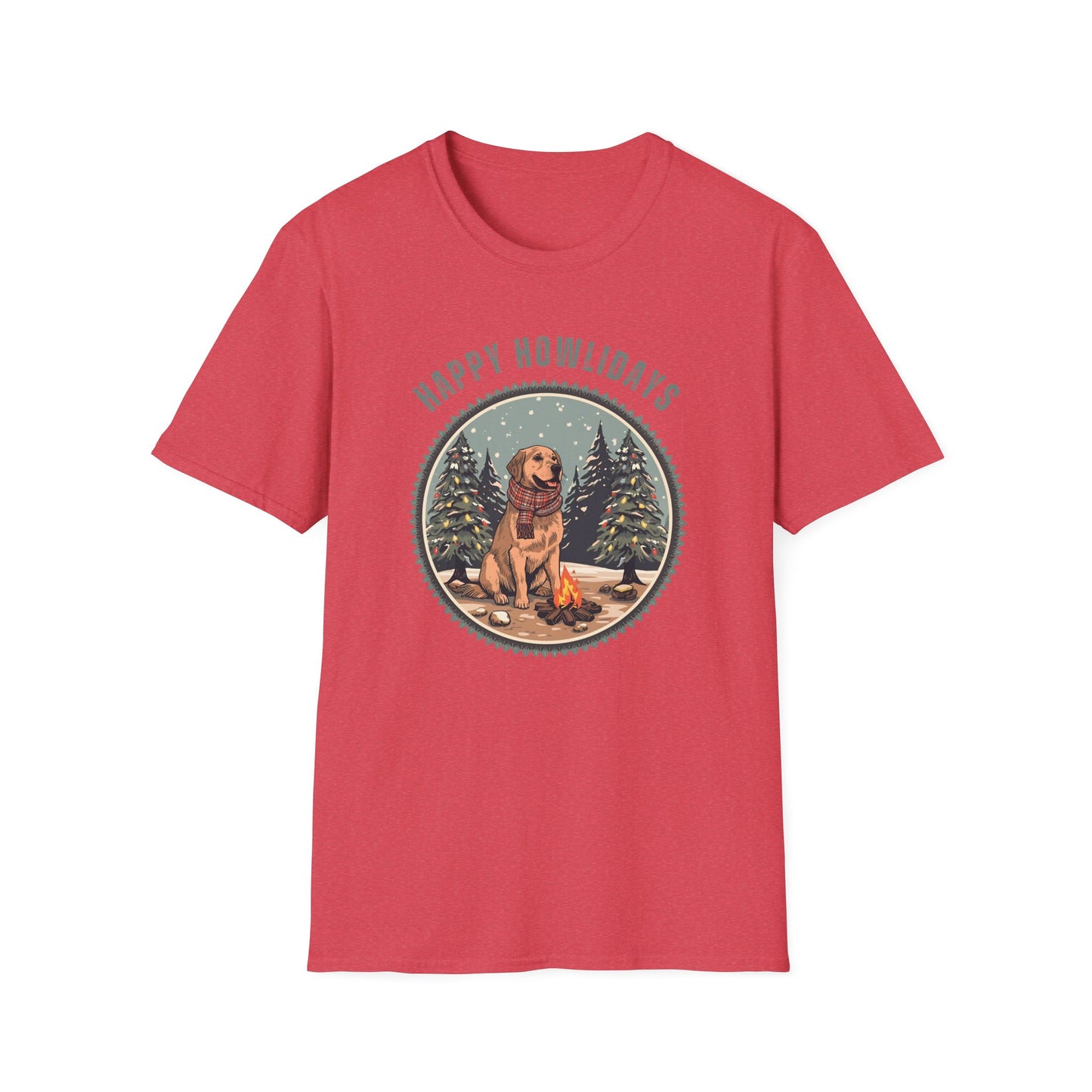 Golden Retriever – Campfire Christmas II T-shirt