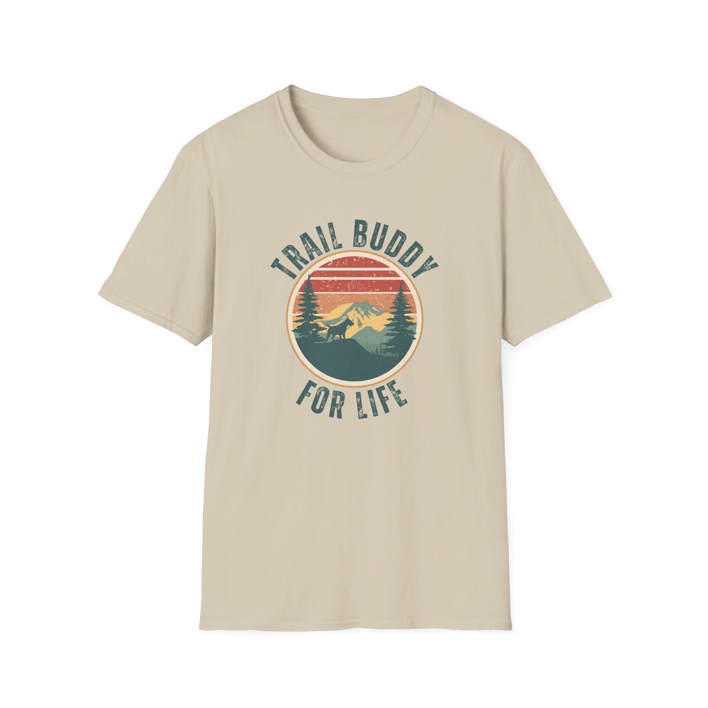 Jack Russell – Retro Sunset Trail Dog T-Shirt